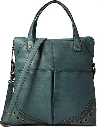 Frye Zuri Convertible Shopper (Basil) Handbags