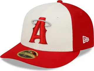 Men's New Era Red Los Angeles Angels 2022 City Connect Low Profile 59FIFTY Fitted Hat