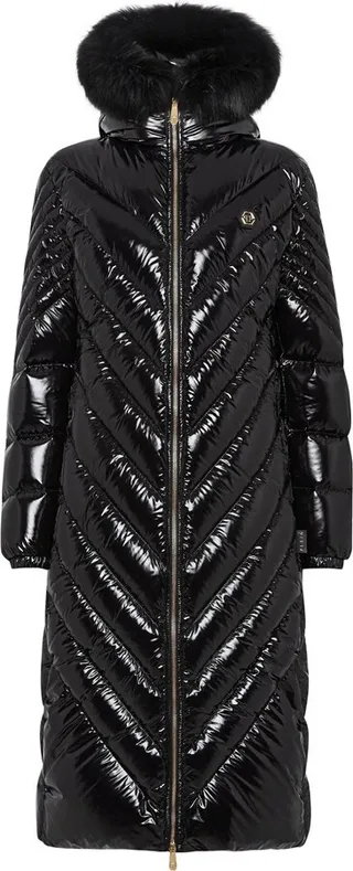 Padded Down Hooded Coat