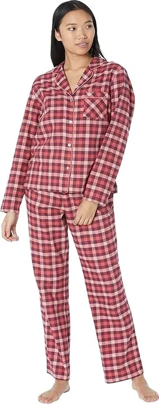 UGG Ophilia Set Woven Plaid (Flamenco Check) Women's Pajama Sets