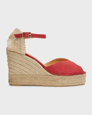 Bianca Canvas Wedge Espadrilles
