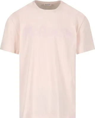 Alexander McQueen Logo Printed Crewneck T-Shirt