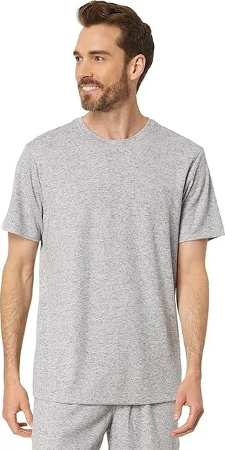 Tommy Bahama Short Sleeve Wicking Top (Grey) Men's Pajama