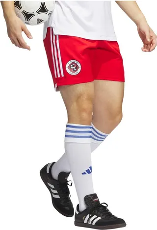 Men's adidas Red New England Revolution 2023 Away Aeroready Authentic Shorts
