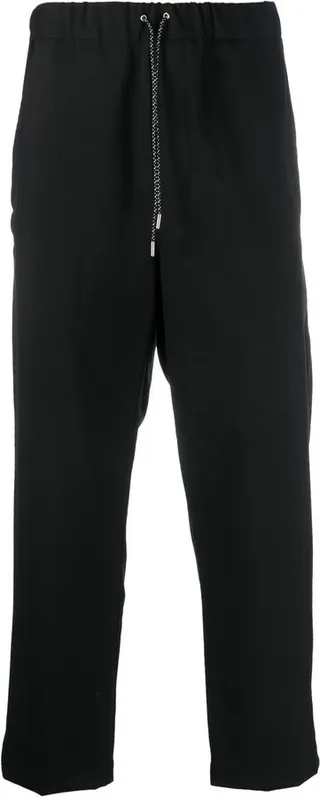 Cropped Straight-Leg Pants