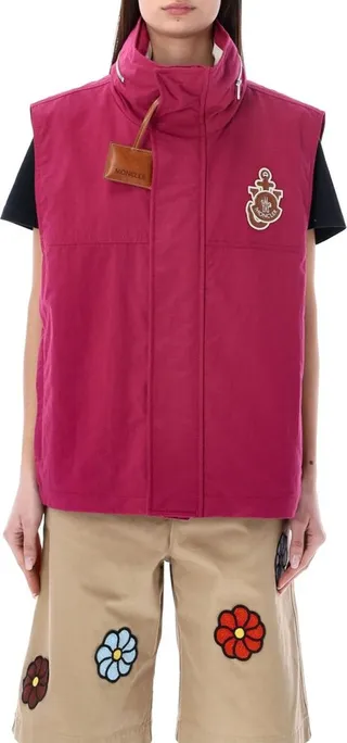 Moncler X JW Anderson Logo Patch Sleeveless Jacket