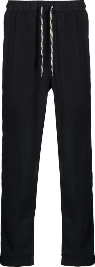 Pixel drawstring straight-leg trousers