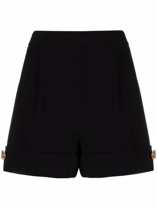 Tailored High-Waisted Shorts