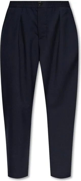 Marni Elastic Waist Cropped Trousers