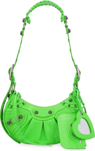 Le Cagole Xs Leather Crossbody Bag