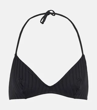 Curacao triangle bikini top