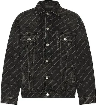 Balenciaga Denim Jacket in Black