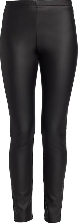 Faux-Leather Skinny Pants