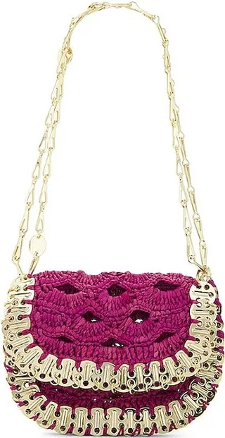 PACO RABANNE Rabane Messenger Bag in Purple