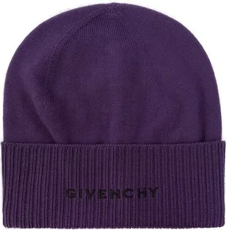 Givenchy Logo Embroidered Beanie