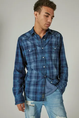 Washed Indigo Western