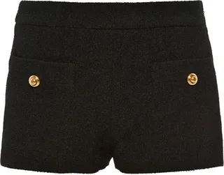Bouclé Mini Shorts