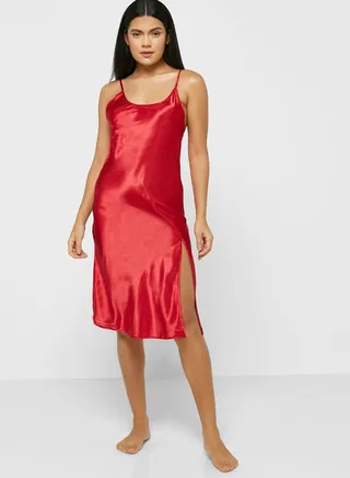 Satin Night Slip Dress