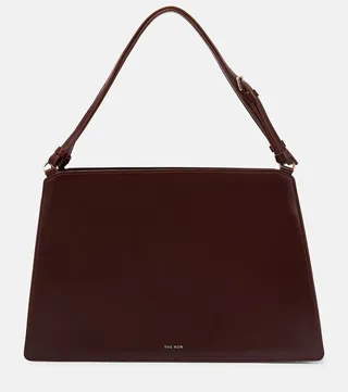 Delanie Small leather shoulder bag
