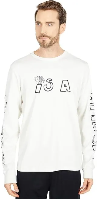PUMA Parquet Graphic Tee (Vaporous Gray) Men's Clothing