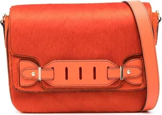 Debbie calf-hair shoulder bag