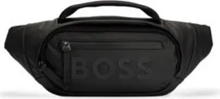 Belt bag with large tonal logo and full lining