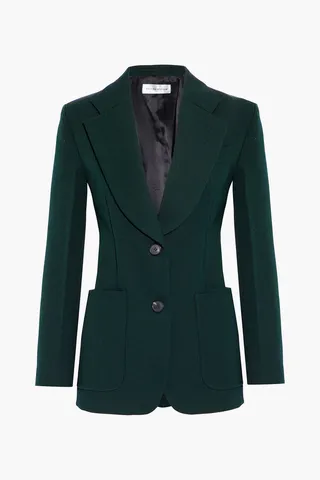 Wool-twill blazer