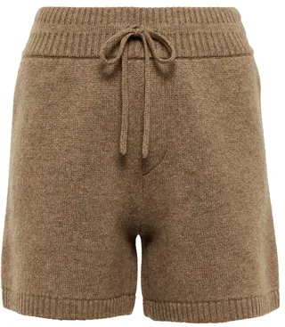 Kev cashmere-blend shorts