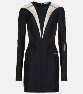 Paneled minidress