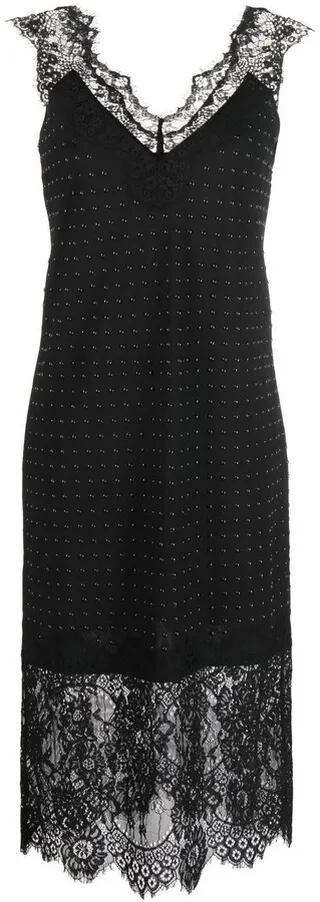Sleeveless Studded Midi Dress