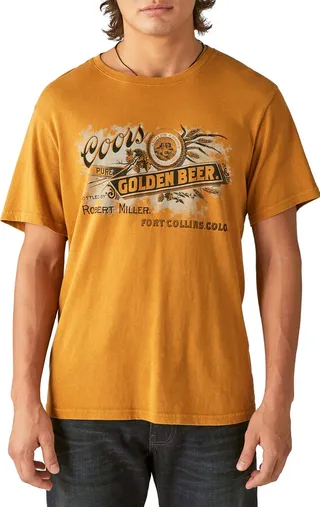 Coors Golden Beer Cotton Graphic Tee