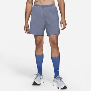 Nike Men's Challenger 7" Brief-Lined Running Shorts in Blue