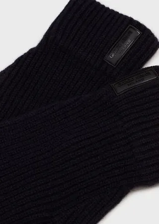 Gloves in pure cashmere knit