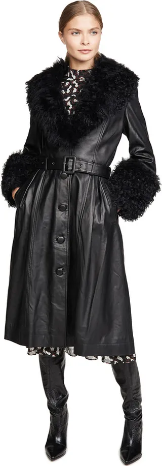 Saks Potts foxy shearling (lamb shearling)