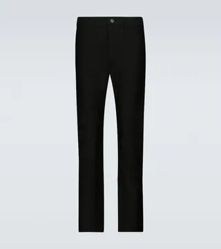 Slim-fit cotton pants