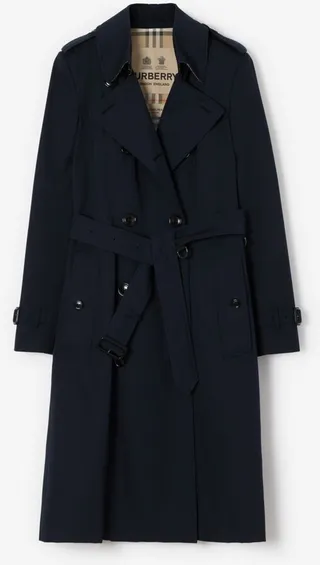 Burberry Long Chelsea Heritage Trench Coat Size: 0