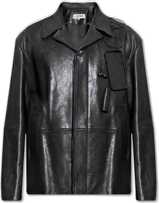 Loewe Objects Long-Sleeved Leather Jacket