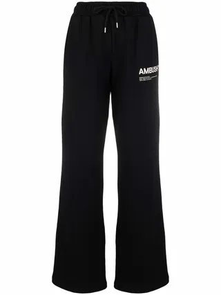 Logo-Print Fleece Track Pants