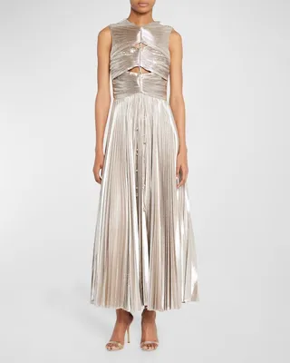 Kandoro Pleated Midi Dress