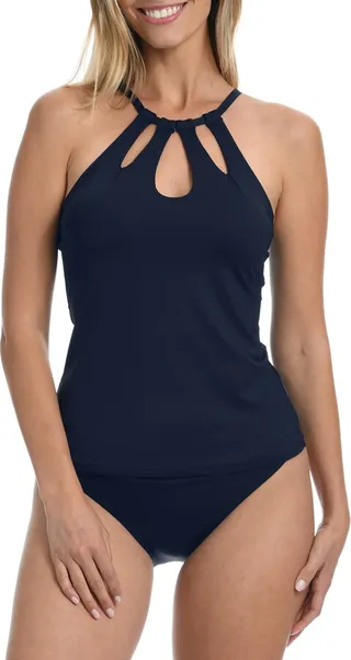 High Neck Tankini Top