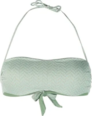 Herringbone-Pattern Bikini Top
