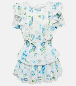 Natasha floral cotton minidress