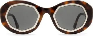 Marni Eyewear Oval-Frame Sunglasses