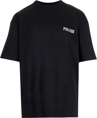 Vetements Logo Printed Crewneck T-Shirt
