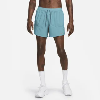 Nike Men's Stride Dri-FIT 5" Brief-Lined Running Shorts in Green