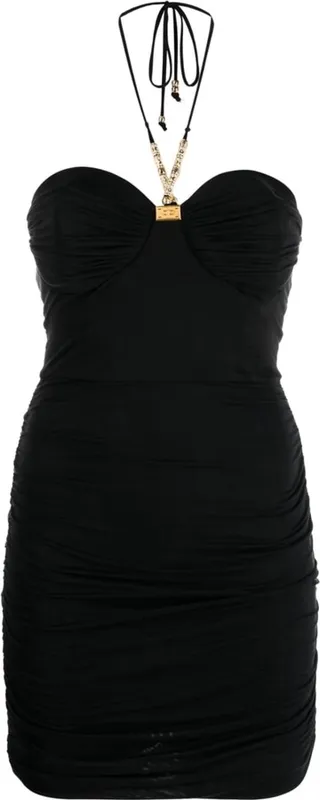Bustier-Style Ruched Minidress