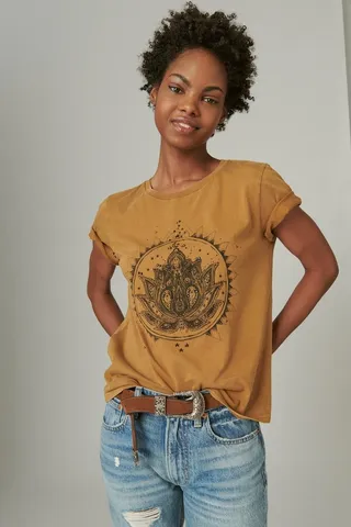 Lotus Crew Tee