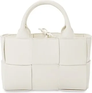 Bottega Veneta Candy Arco Woven Leather Tote