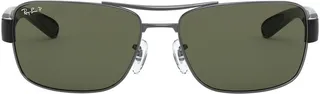 64mm Polarized Oversize Square Sunglasses