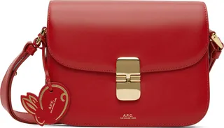 A.P.C. Red Small Grace Bag